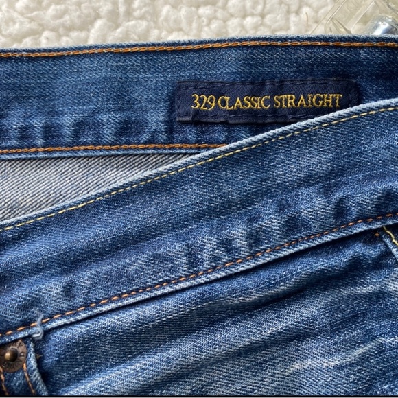 LUCKY BRAND 329 CLASSIC STRAIGHT MEN'S JEANS SIZE 34 X 30 Distressed Denim - Picture 12 of 12